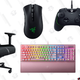 Razer BlackWidow V3 Mechanical Gaming Keyboard | $90 | Amazon
Razer DeathAdder v2 Pro Wireless Gaming Mouse | $65 | Amazon
Razer Kraken Ultimate RGB USB Gaming Headset | $60 | Amazon
Razer Wolverine V2 Wired Gaming Controller | $50 | Amazon
Razer Enki Gaming Chair | $300 | Amazon